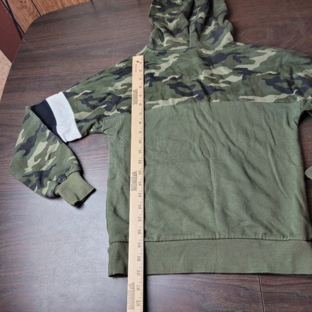 No Boundaries Olive Camouflage Hoodie Small - Picture 5 of 5